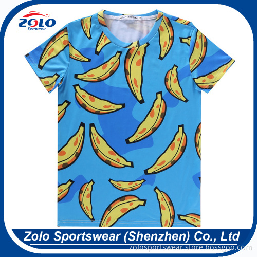 Directly factory sale large quantity popular sublimation sport t shirt
